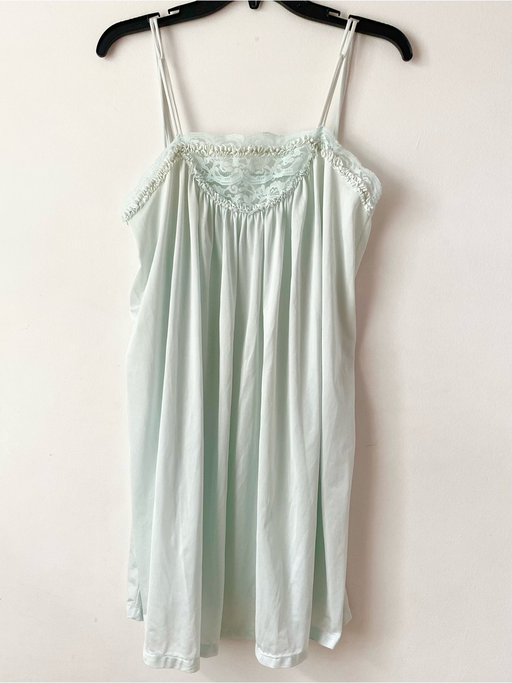 Vintage Lace Trim Slip Dress